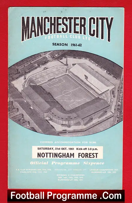 Manchester City v Nottingham Forest 1961