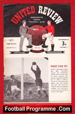 Manchester United v Charlton Athletic 1951