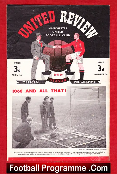 Manchester United v Everton 1950 – Lowest Ever Attendance