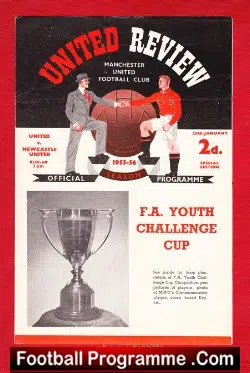 Manchester United v Newcastle United 1956 – FA Youth Cup