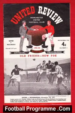Manchester United v Portsmouth 1951
