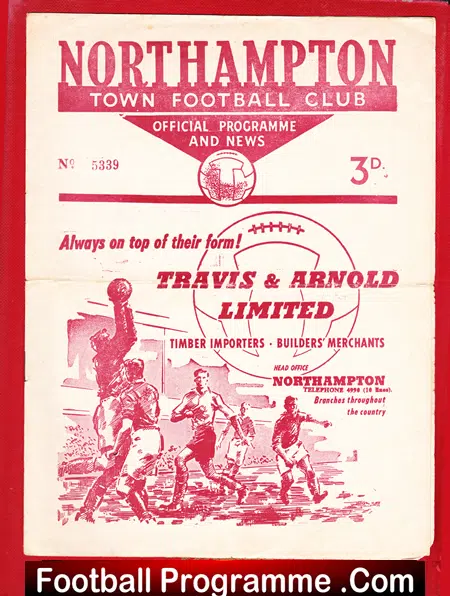 Northampton Town v Peterborough United 1961