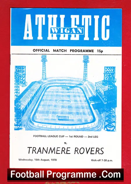 Oldham Athletic v Tranmere Rovers 1978