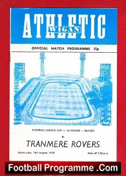Oldham Athletic v Tranmere Rovers 1978