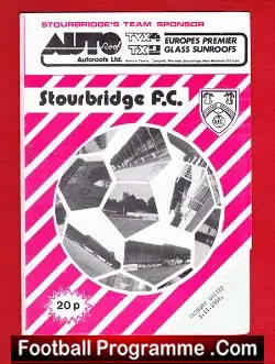Stourbridge v Oldbury United 1984
