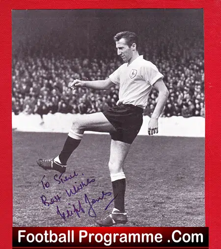 Tottenham Hotspur Cliff Jones Signed Autographed Picture