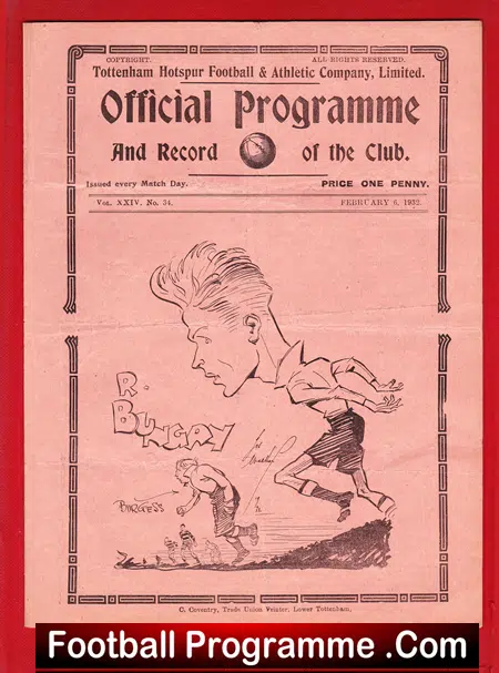 Tottenham Hotspur v Clapton Orient 1932 – 1930s