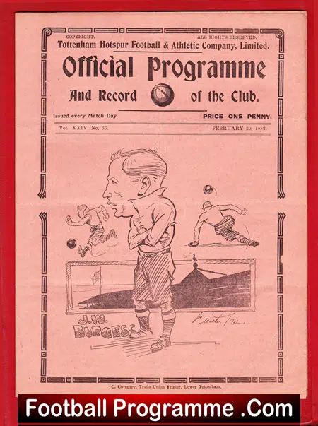 Tottenham Hotspur v West Ham United 1932 – 1930s