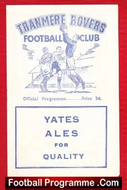 Tranmere Rovers v Buxton 1954