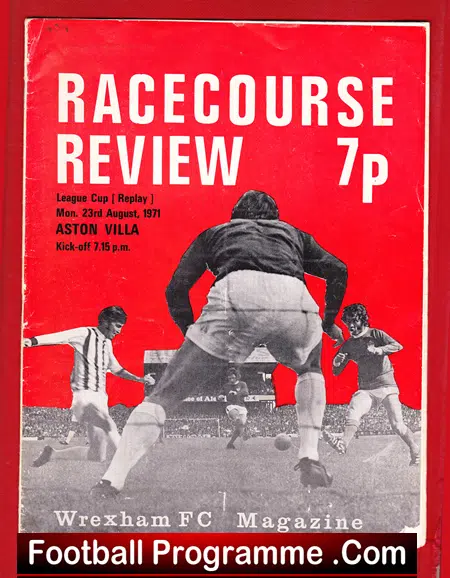 Wrexham v Aston Villa 1971