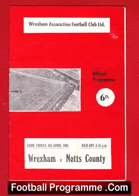 Wrexham v Notts County 1966