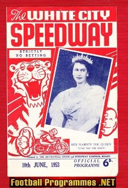 White City Speedway v Yarmouth 1953