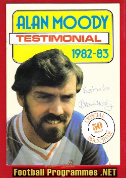 Alan Moody Testimonial Benefit Southend United 1982 – SIGNED