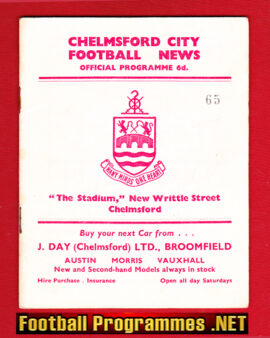 Chelmsford City v Weymouth 1963
