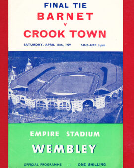 Barnet v Crook Town 1959 – Amateur Cup Final – London