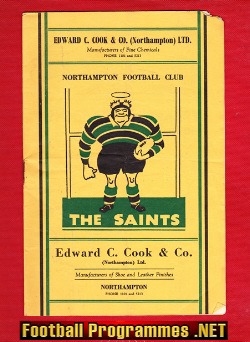 Northampton Rugby v Sale 1950