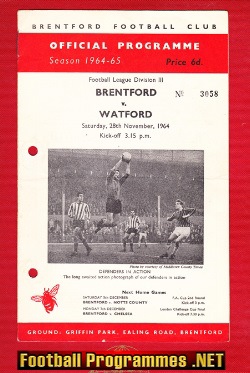 Brentford v Watford 1964