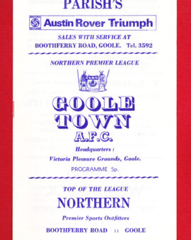 Goole Town v South Liverpool 1975 – FA Cup Challenge Trophy