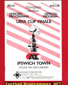 AZ Alkmaar v Ipswich Town 1981 – UEFA Cup Final Holland