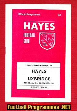 Hayes v Uxbridge 1969