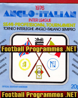 Monza v Stafford Rangers 1976 – Anglo Italian Inter League PLUS