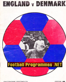 England v Denmark 1973 – U23 at Portsmouth