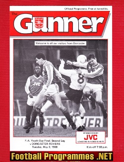 Arsenal v Doncaster Rovers 1988 – Youth Cup Final 2nd Leg