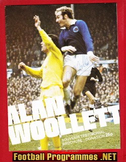 Alan Woollett Testimonial Benefit Leicester City 1977 – SIGNED