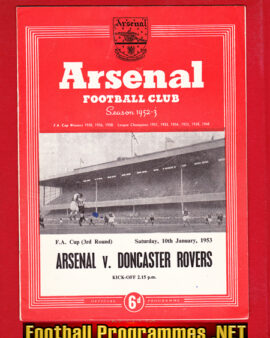 Arsenal v Doncaster Rovers 1953