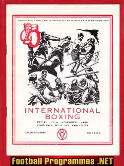 Boxing - Johnny Sullivan v Jan Hagenaar 1954 - Manchester