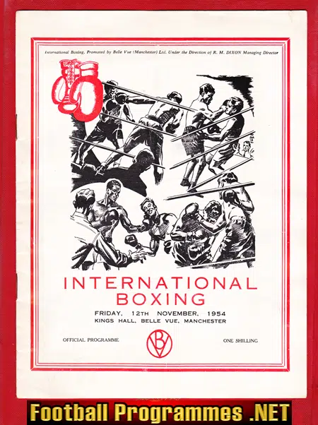 Boxing - Johnny Sullivan v Jan Hagenaar 1954 - Manchester