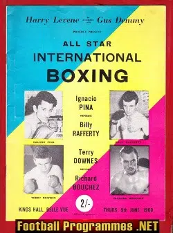 Boxing - Terry Downes v Richard Bouchez 1960 - Manchester