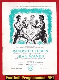 Boxing - Randolph Turpin v Jean Wanes 1949 - Manchester