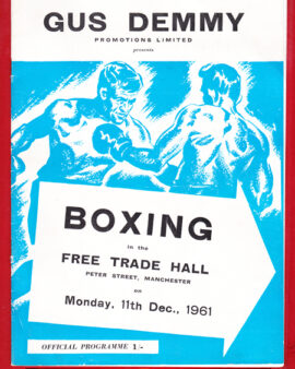 Boxing – Billy Calvert v Floyd Robertson 1961 – Manchester