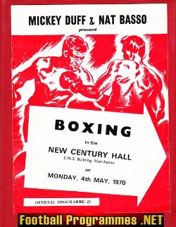 Boxing – Alan Tottoh v Barry Calderwood 1970 – Manchester