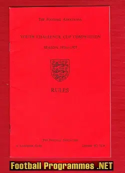 FA Selection Documents Competition Draw + Rules + Memorandum