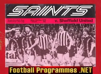 St Mirren v Sheffield United 1979 – Anglo Scottish Cup