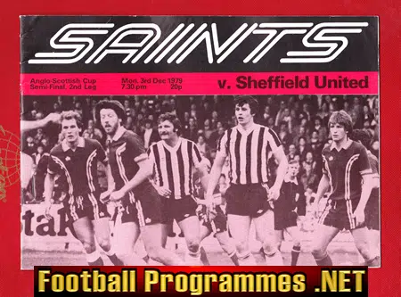 St Mirren v Sheffield United 1979 – Anglo Scottish Cup