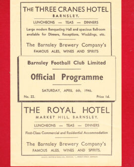 Barnsley v Burnley 1946