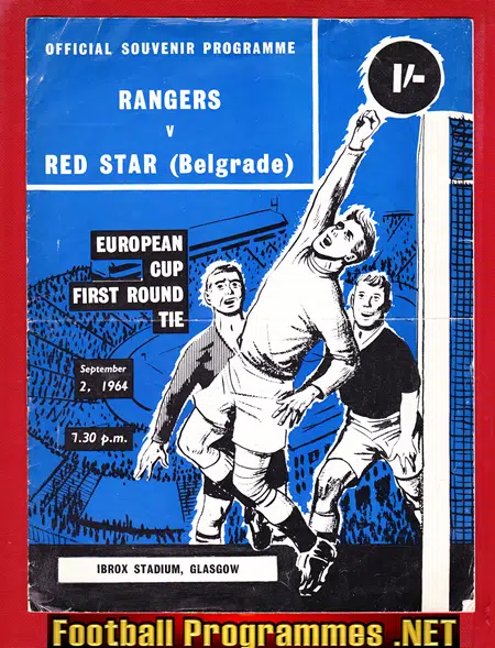 Glasgow Rangers v Red Star Belgrade 1964 – European Cup