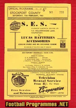 Southport v Stockport County 1961