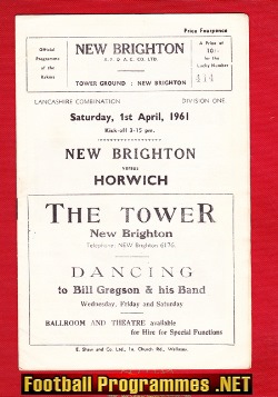 New Brighton v Horwich 1961 – Lancashire League