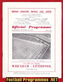 Wrexham v Liverpool 1963 – FAC