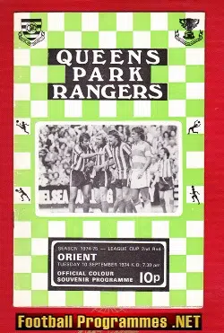 Queens Park Rangers v Orient 1974