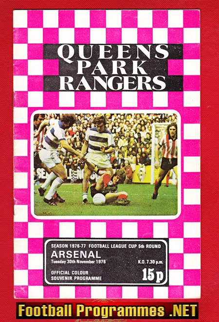 Queens Park Rangers v Arsenal 1976