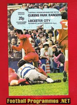 Queens Park Rangers v Leicester City 1977