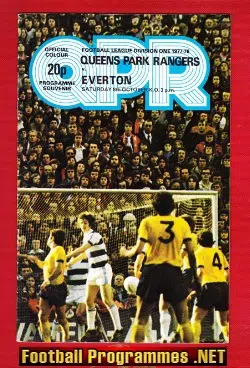 Queens Park Rangers v Everton 1977