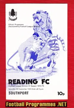 Reading v Southport 1974