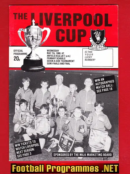 Liverpool Schoolboys Tournament 1986 – Anfield
