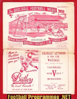 Walsall v QPR 1957